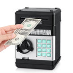 Electronic ATM Piggy Bank Password Lock Auto Bill Slot Large Capacity For Adults Boys Girls