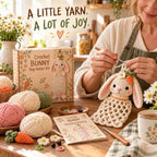 🧶 Cute Animal Bag Holder Crochet DIY Kit | Hanging Storage Craft