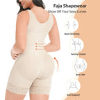 Fajas Colombianas Shapewear | Tummy Control Butt Lifter | Hooks Closure